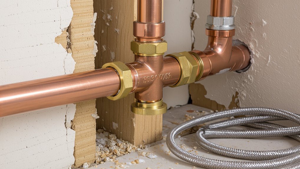 quick copper pipe leak repair