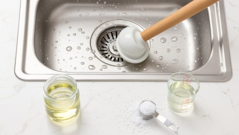 quick diy drain unclogging methods