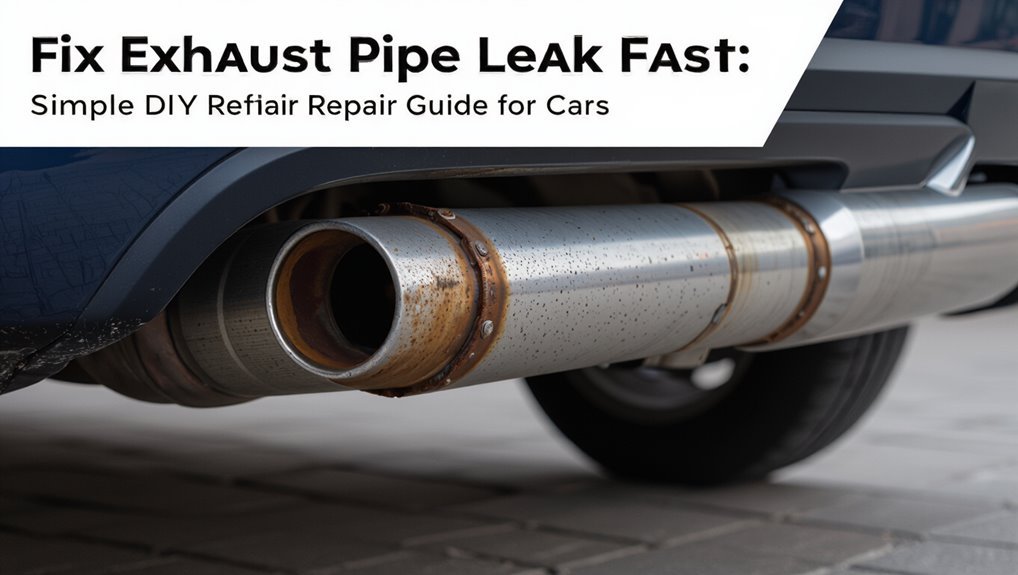 quick diy exhaust pipe repair