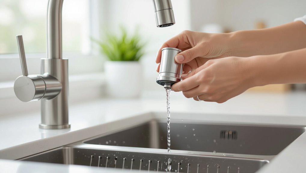 quick faucet filter removal
