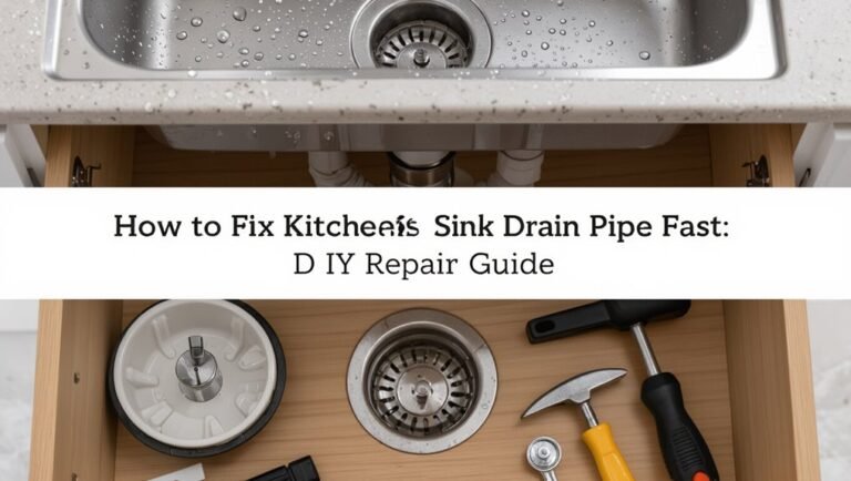 quick kitchen sink drain repair