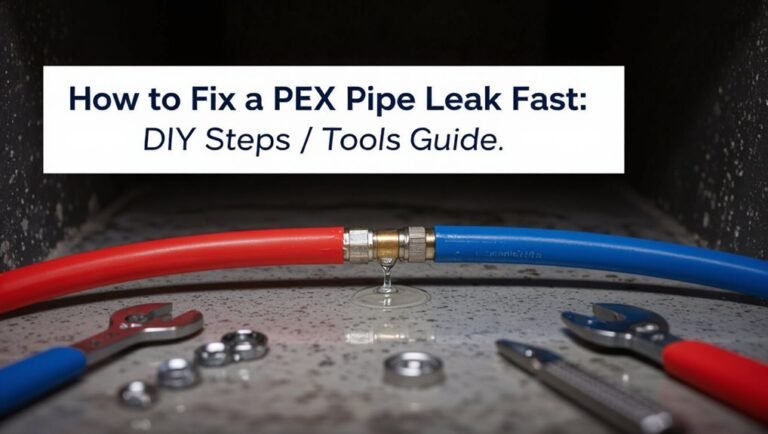 quick pex leak repair