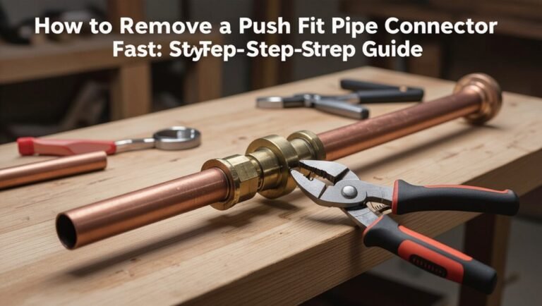 quick push fit connector removal