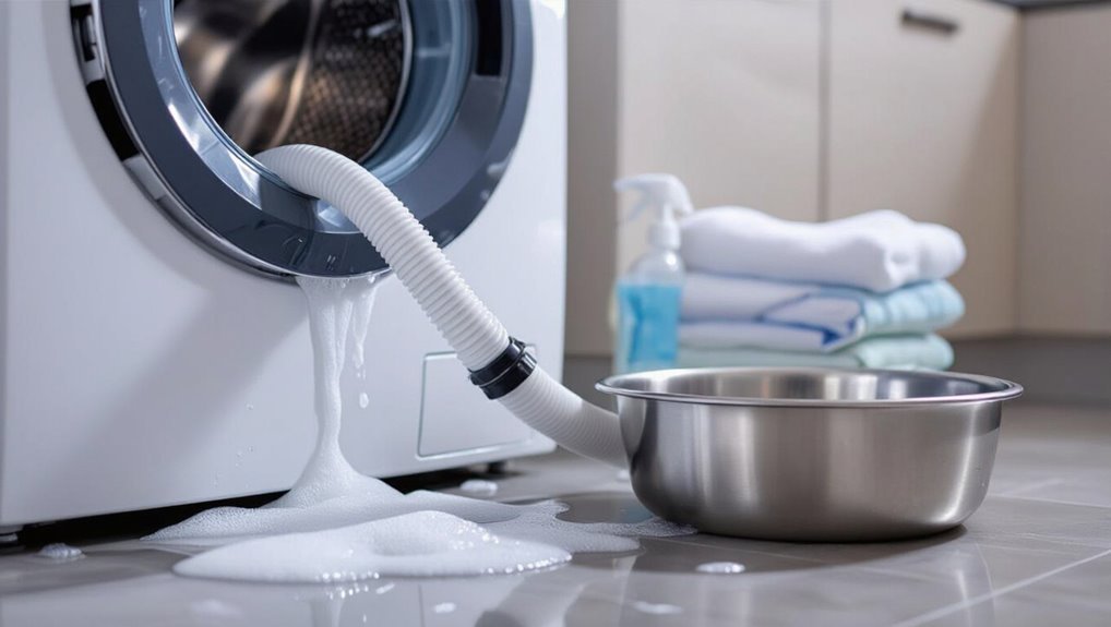 quick washing machine drain cleaning