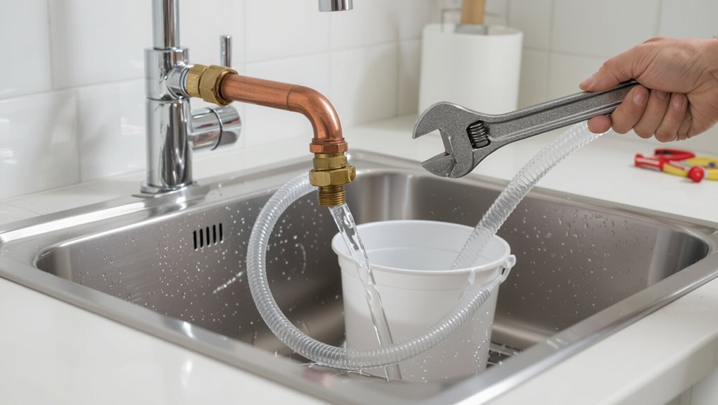 quickly assess and drain