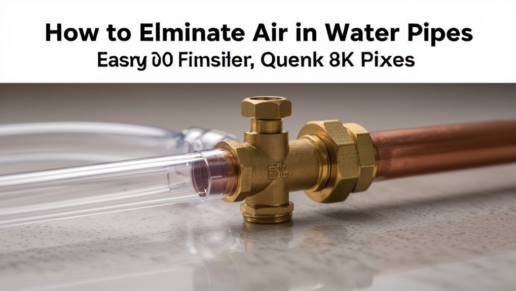 quickly bleed air from pipes