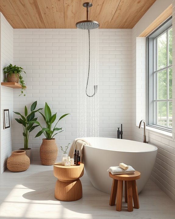 rain showerhead bathroom upgrade