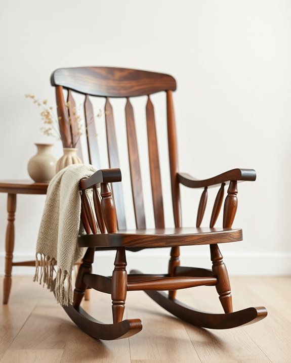 refinished vintage rocking chair
