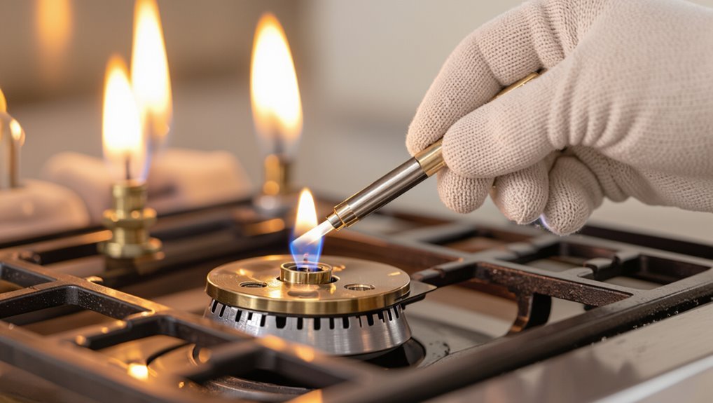 relighting gas fireplace safely