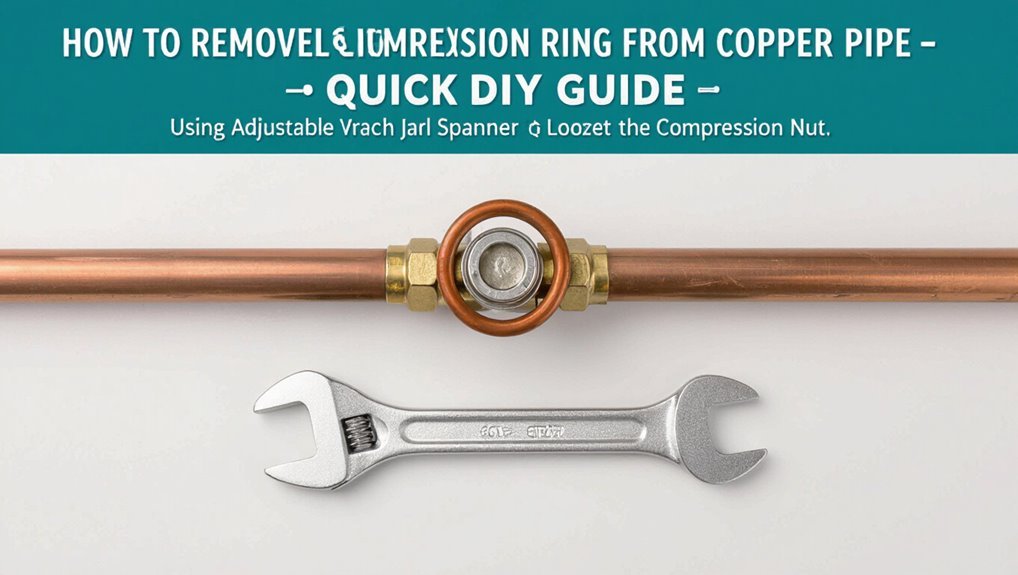 remove compression ring from copper