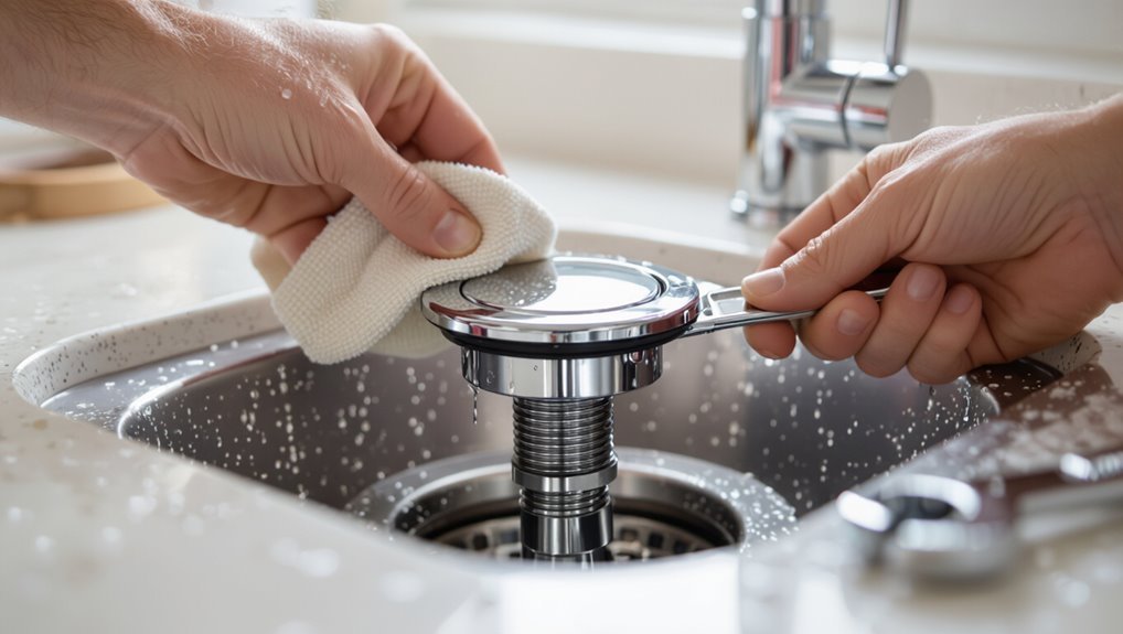 removing a pop up drain