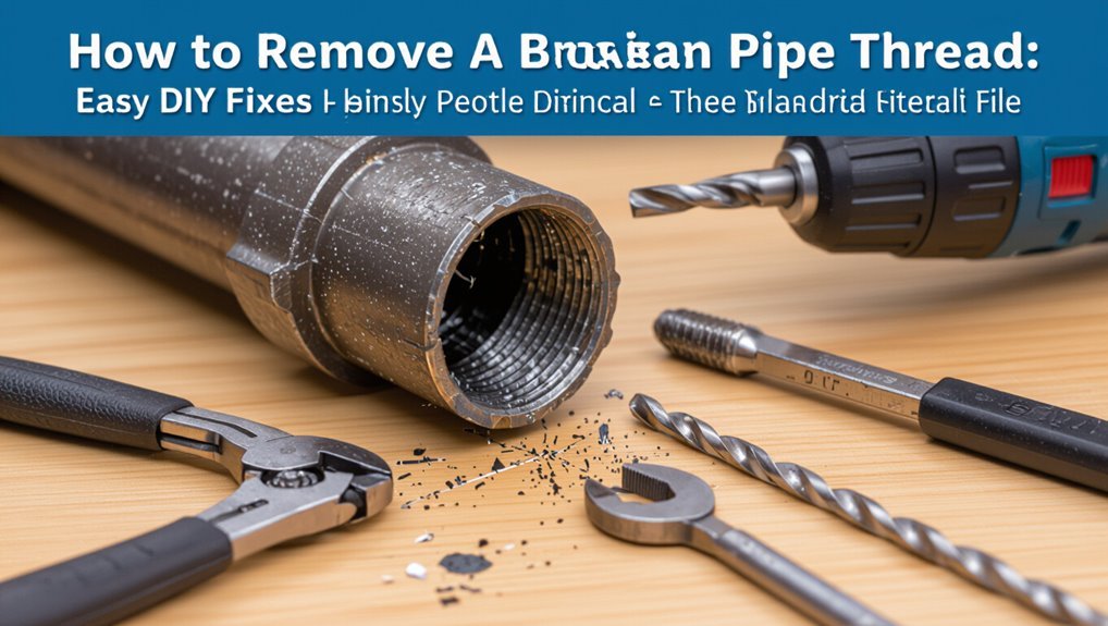 removing broken pipe threads