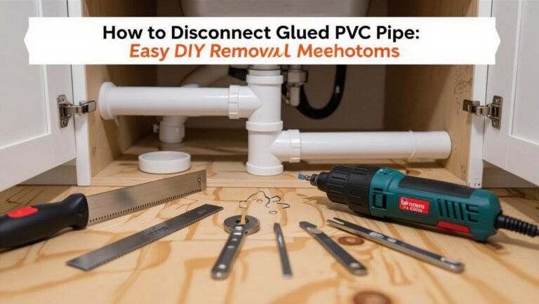 removing glued pvc pipe
