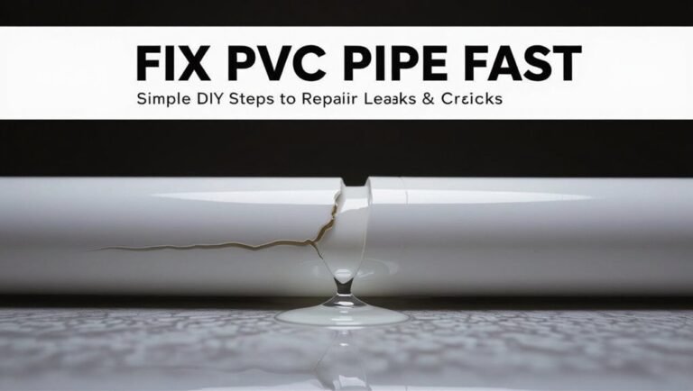 repair leaking pvc pipe