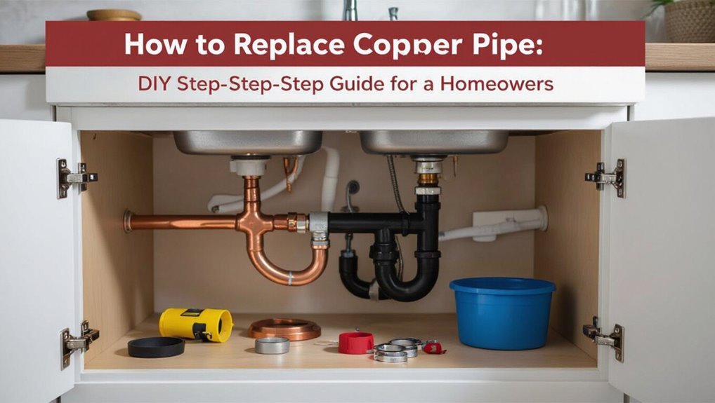 replace damaged copper plumbing