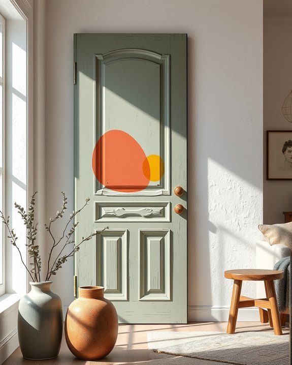 repurposed door art creations