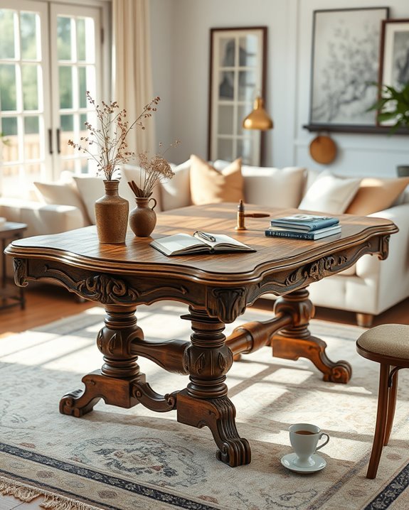repurposing antique tables creatively