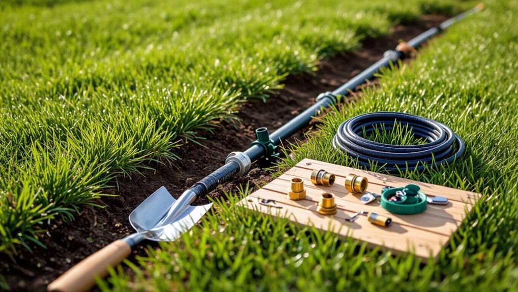rerouting diy lawn irrigation