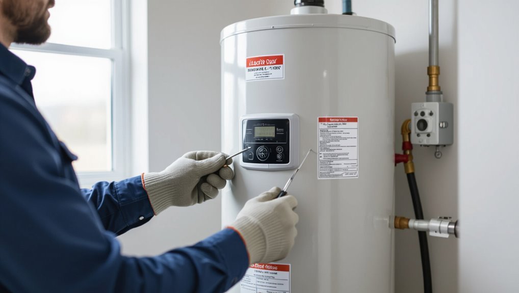 reset bradford white water heater