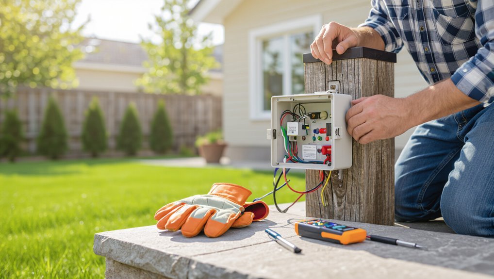 reset septic alarm safely
