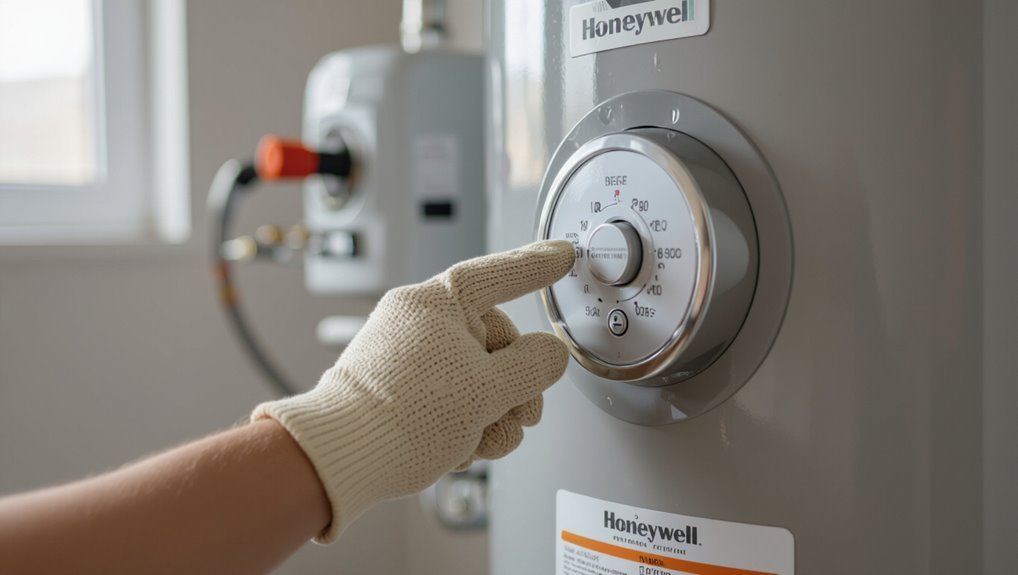 resetting honeywell water heater