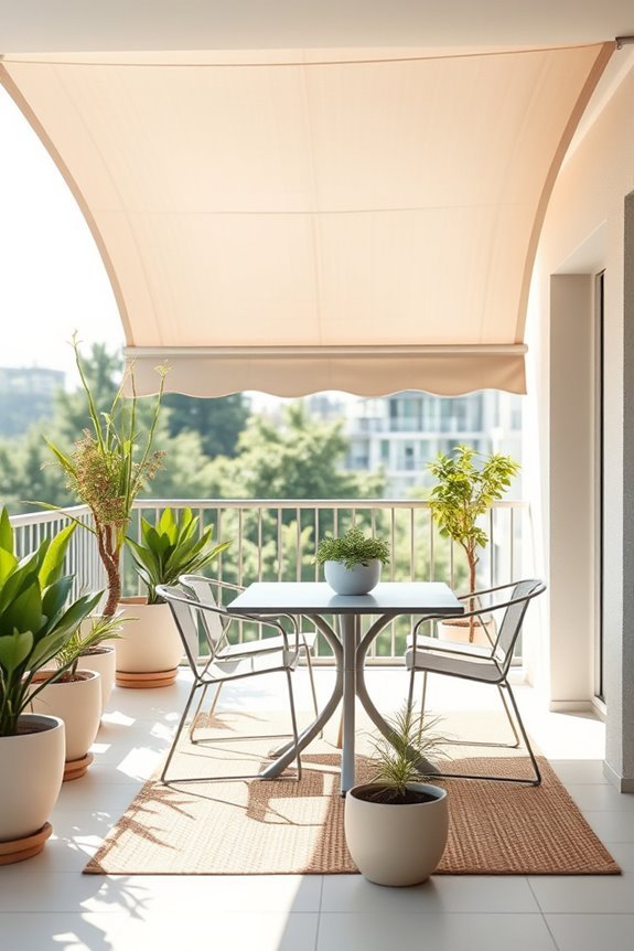 retractable awnings for balconies