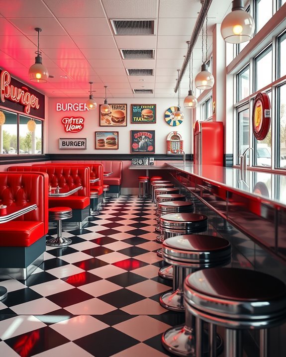 retro diner charm atmosphere
