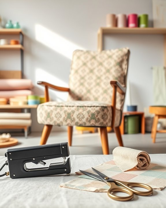 revitalize retro chair upholstery
