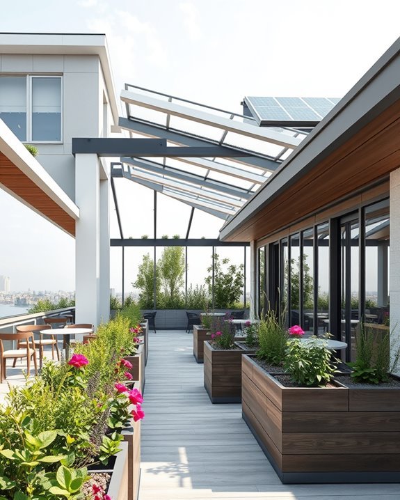 rooftop lounges for cafes