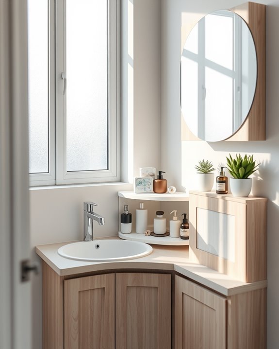 rotating shelf for organization