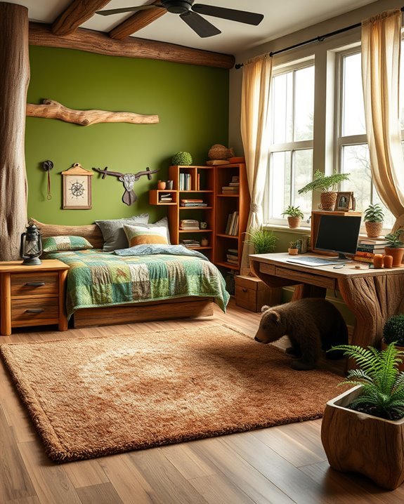 rugged outdoor adventure decor