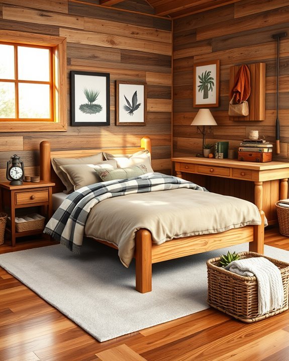 rustic cabin woodland decor