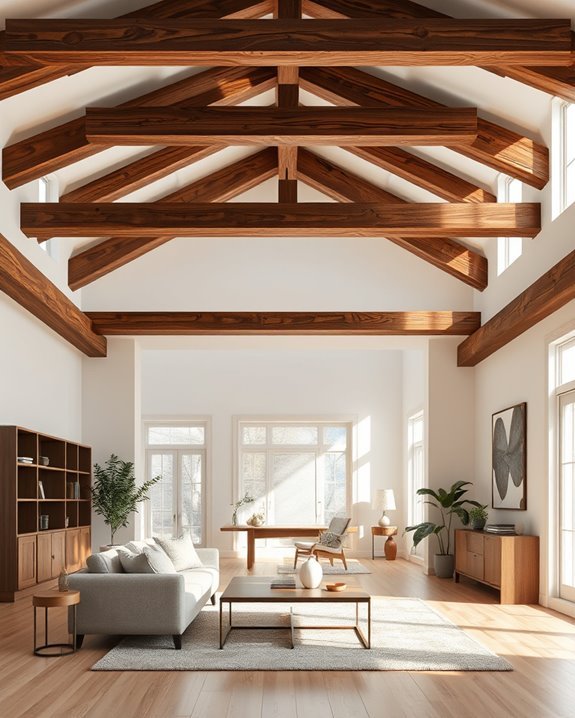 rustic charm in ceilings