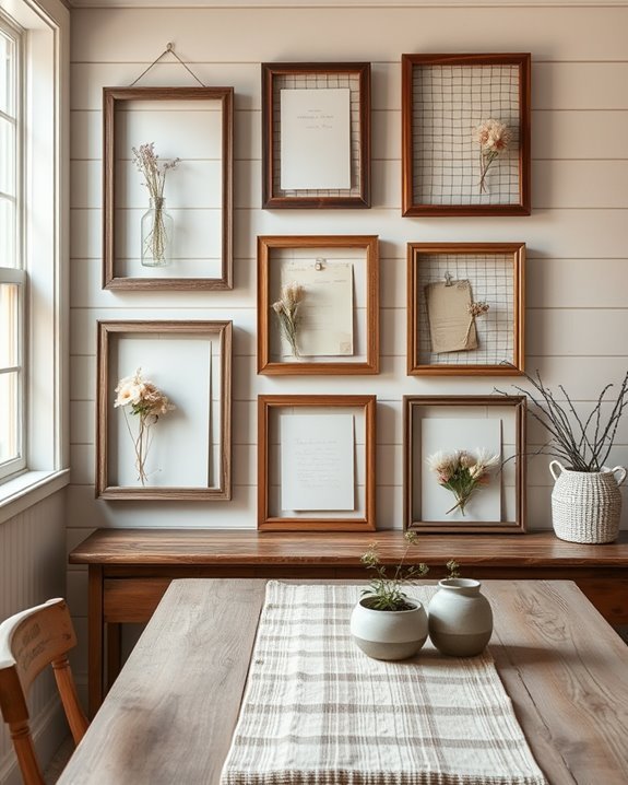 rustic chicken wire decor