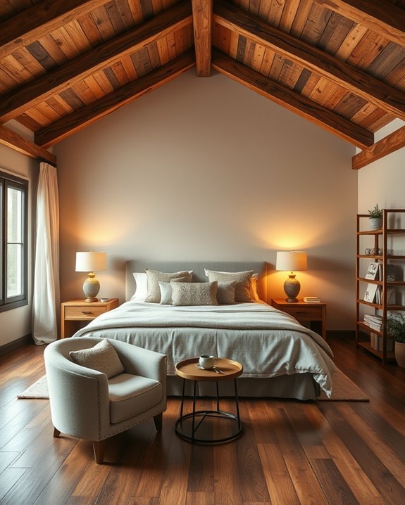 rustic cozy bedroom retreat