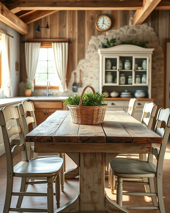 rustic distressed furniture charm