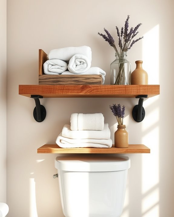 rustic metal and wood decor