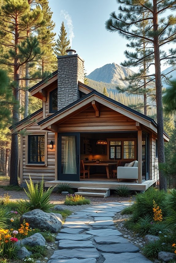 rustic retreat in nature