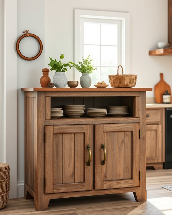 rustic storage with charm