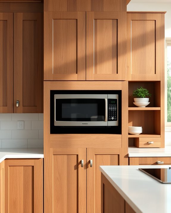 rustic warmth in kitchens