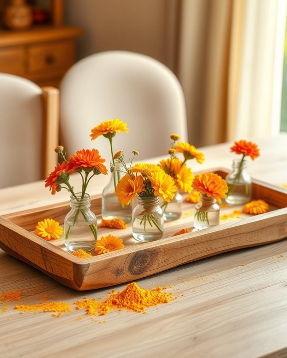 rustic wooden centerpiece charm