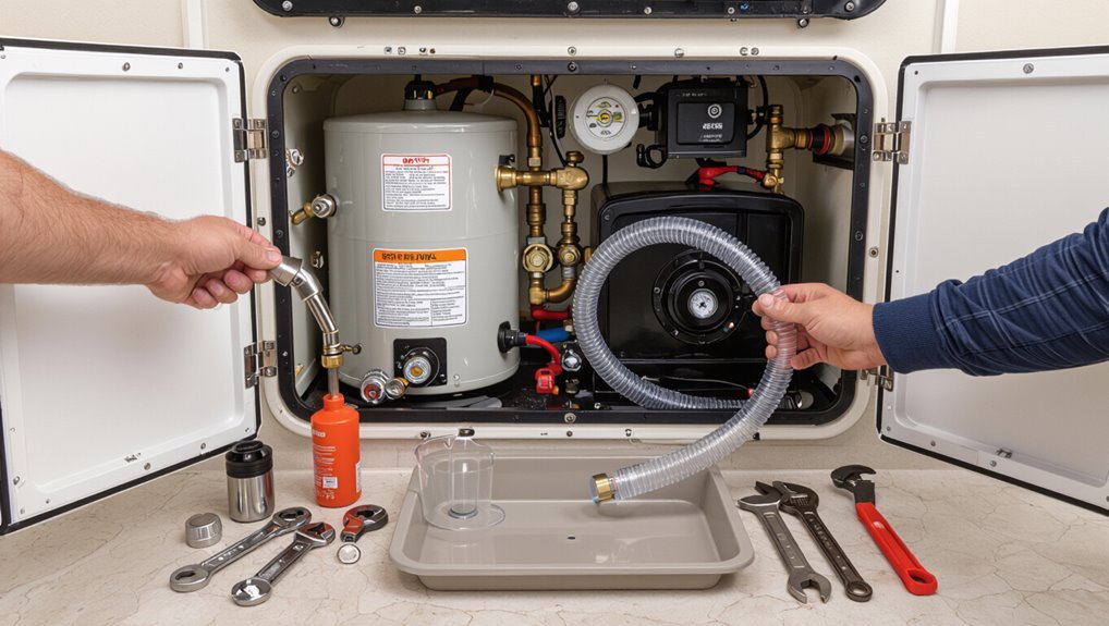 rv water heater components