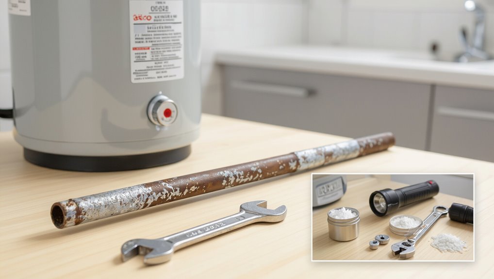 sacrificial corrosion protection rod