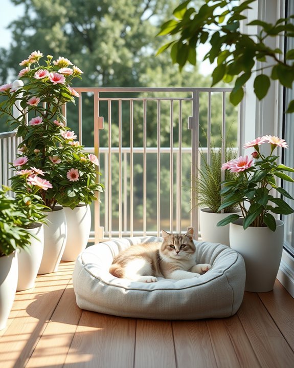 safe balcony cat gates
