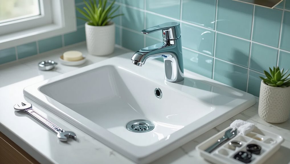 safe bathroom faucet removal