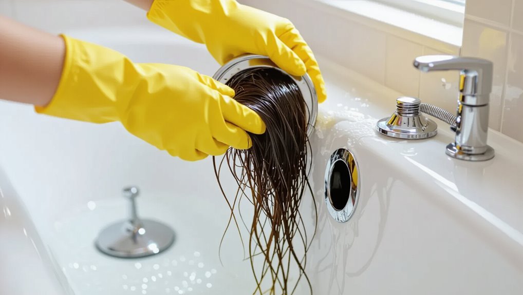 safe bathtub unclogging methods