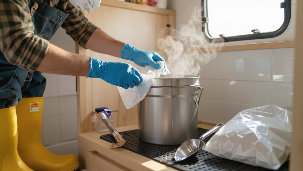 safe composting toilet practices