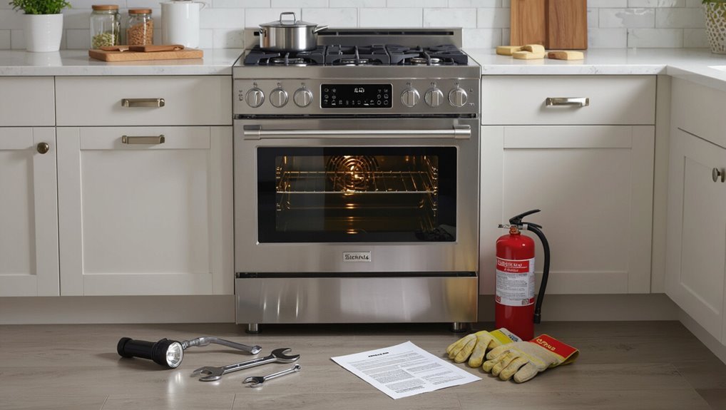 safe gas stove relocation