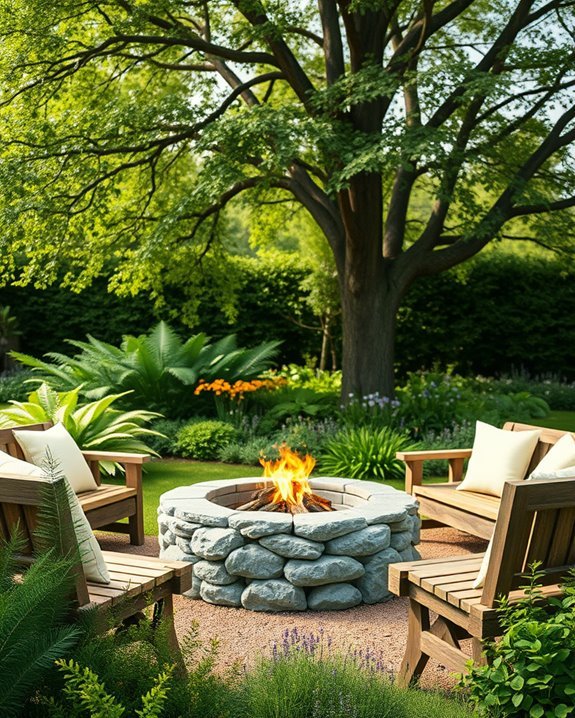 safe inviting fire pit