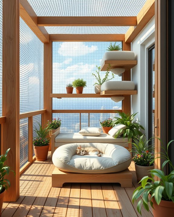 safe outdoor cat enclosures